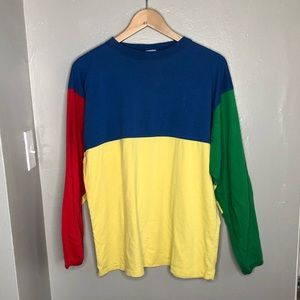 Vintage Disney color block long sleeve